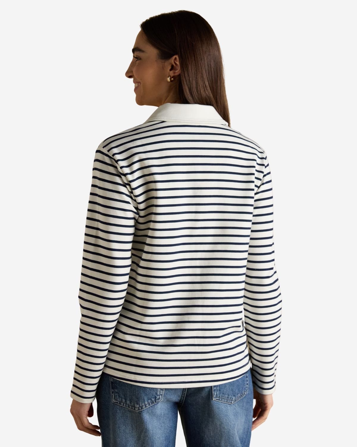 Joules Tallie Sweat Long Sleeve Top Navy/Cream