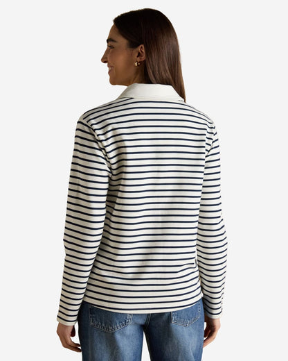 Joules Tallie Sweat Long Sleeve Top Navy/Cream | Equiflair