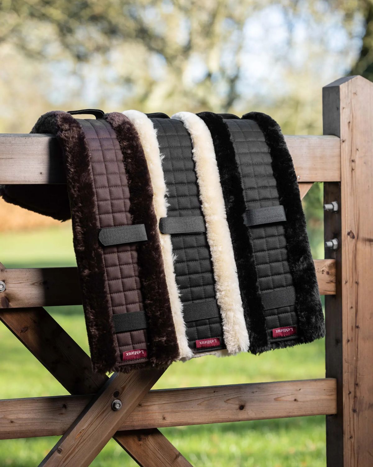 LeMieux Simuwool GP Girth Cover Brown/Brown