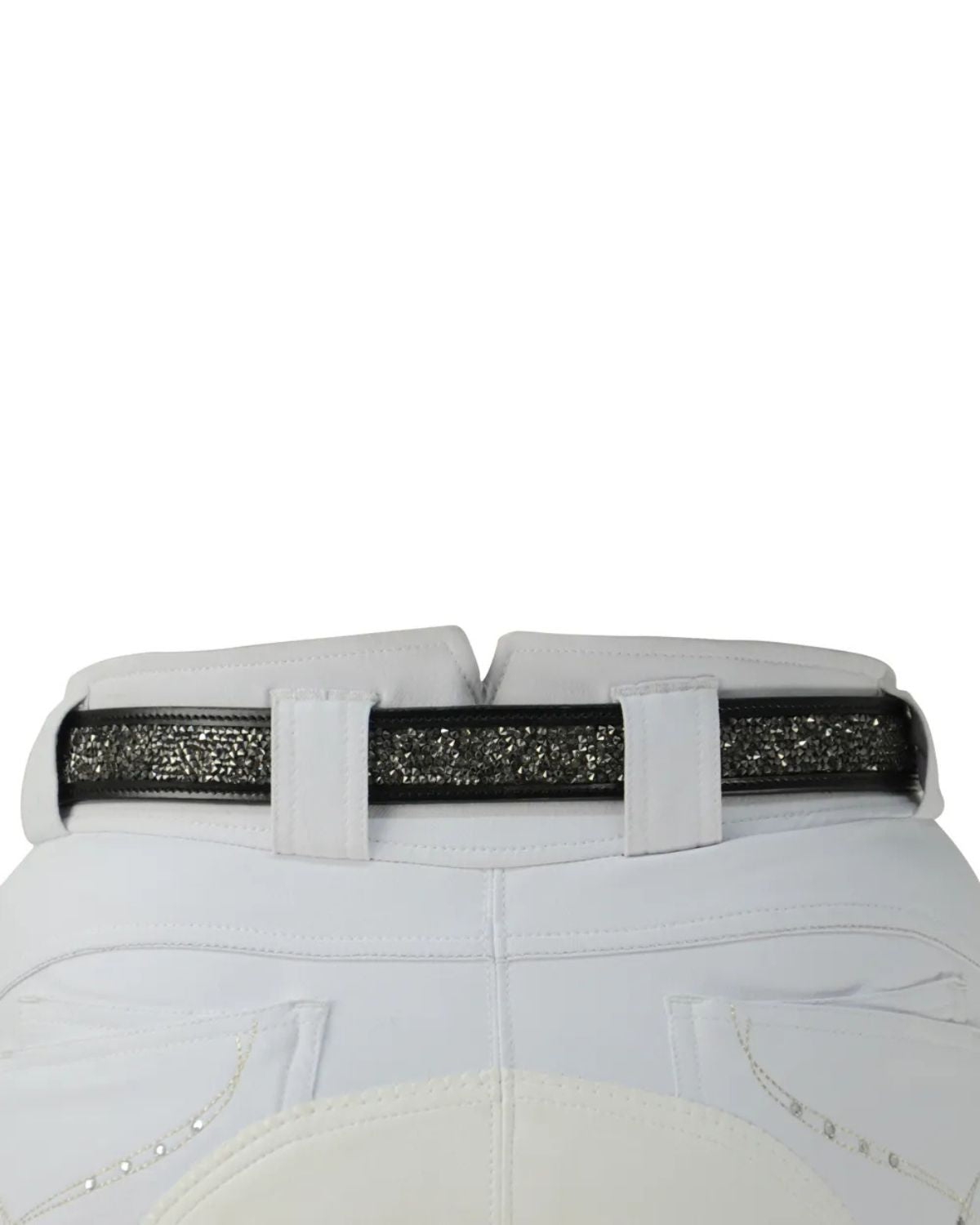 Hy Equestrian Encrusted Rock Belt - Black