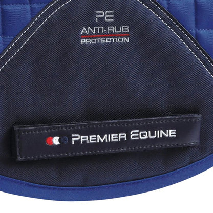 Premier Equine Royal Blue Close Contact Cotton Cross Country Saddle Pad | Equine Comfort & Protection