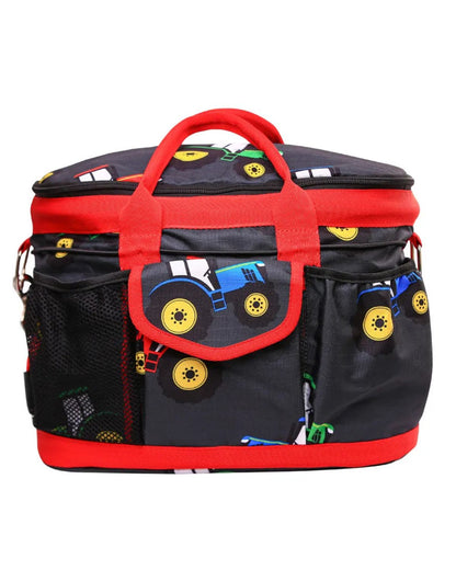 Hy Equestrian Tractor Collection Grooming Bag Grey/Red