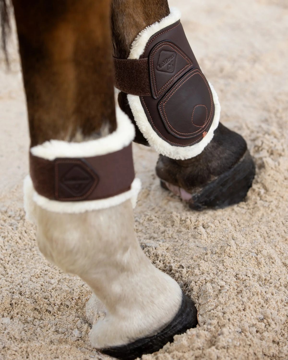 LeMieux Capella Comfort Fetlock Boots Brown