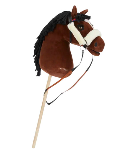 Lemieux Hobby Horse Racing Bridle Set Black - Toy Horse with Racing Tack for Kids