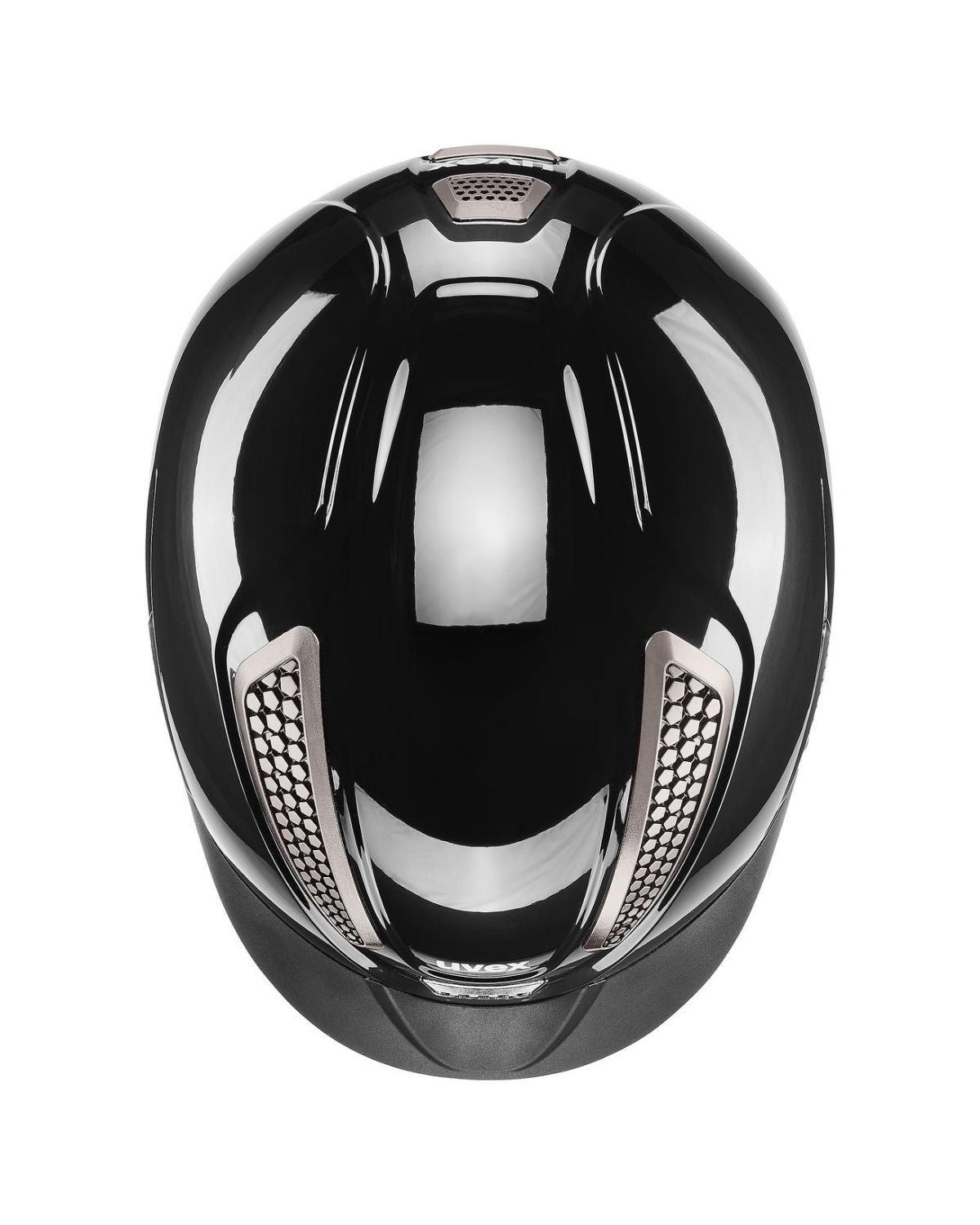 UVEX PERFEXXION III Shiny Black Riding Helmet - Hybrid Equestrian Safety Headgear for Horseback Riding