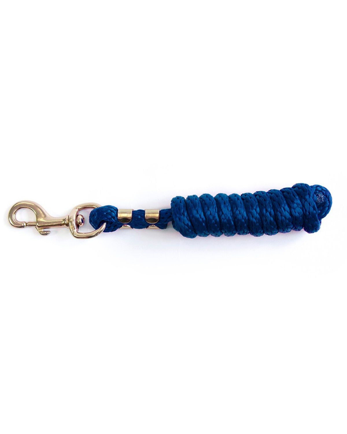 KM Elite Navy Blue Poly Lead Rope - Strong & Durable Horse Lead