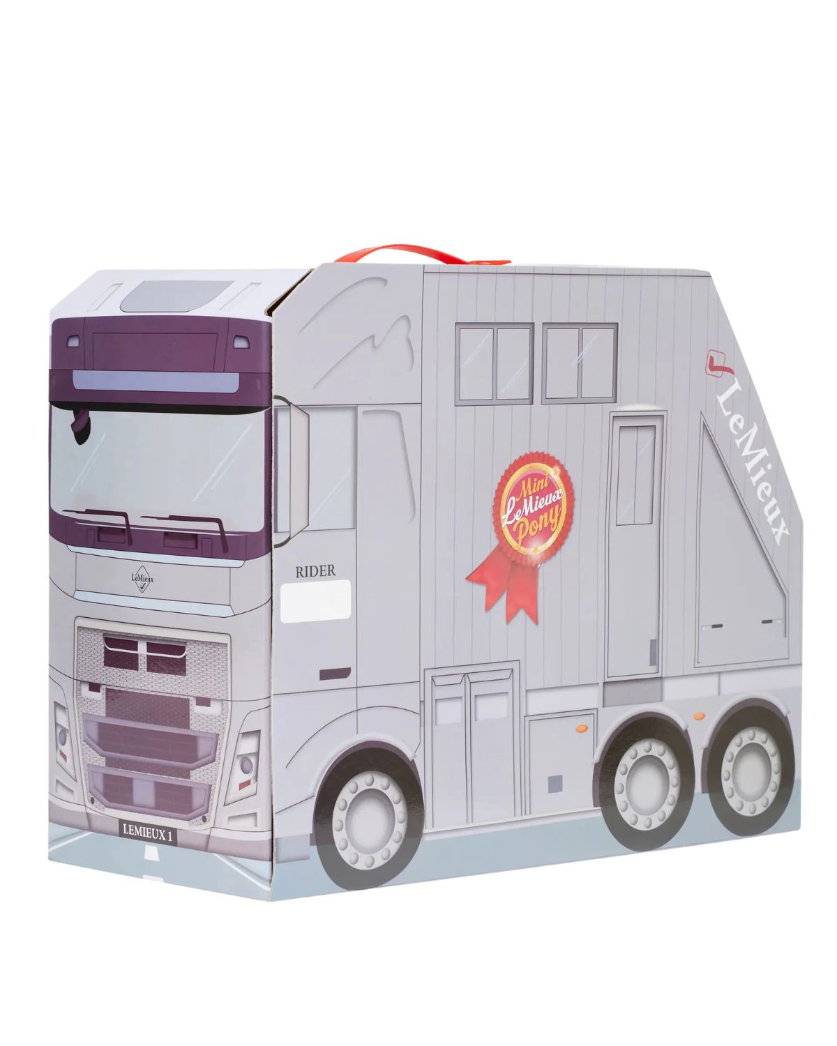 Lemieux Toy Pony Reversible Carry Case - Lorry/Stable Design - Horse Toy Storage - Equiflair