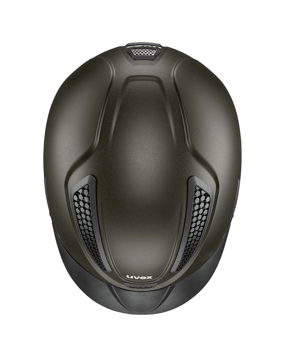 UVEX PERFEXXION III Olive Matt Riding Helmet - Equestrian Safety Gear, Hybrid Design, Ventilation