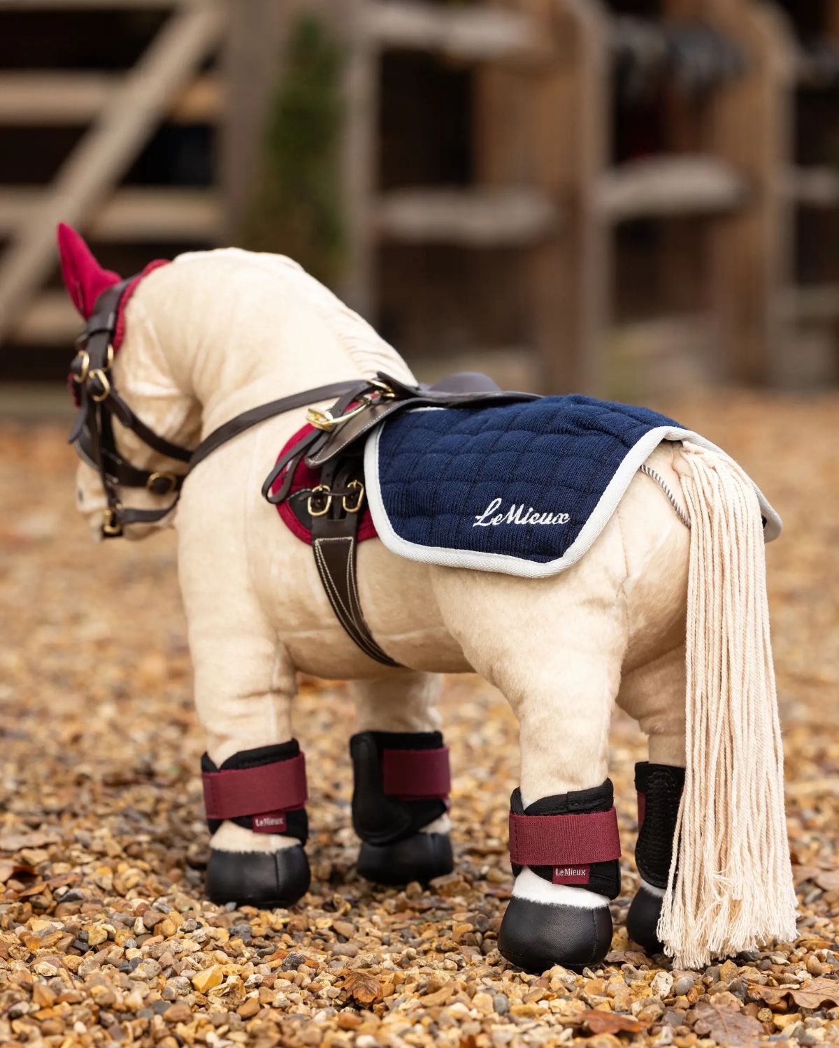 LEMIEUX TOY PONY QUARTER SHEET NAVY - Equiflair
