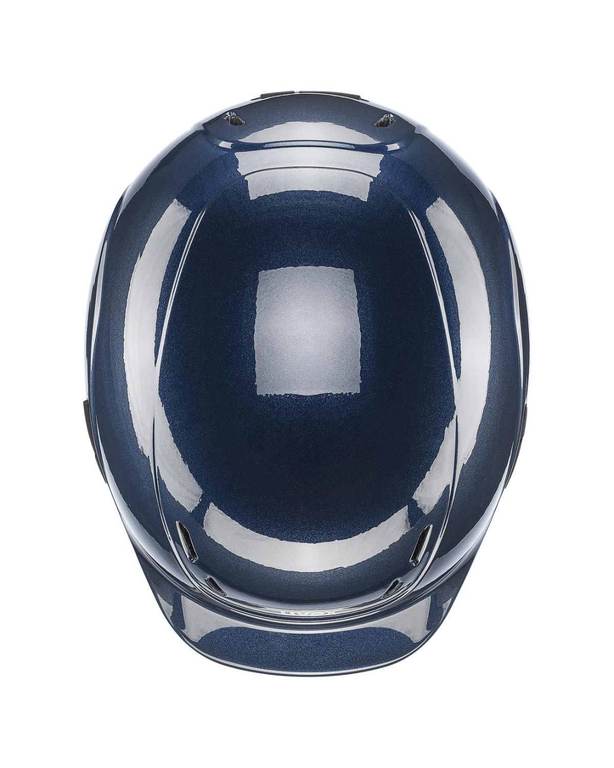UVEX KiddoX Shiny Junior Riding Helmet - Navy Blue. Adjustable Size, Safety Certified Kids Helmet. Equiflair