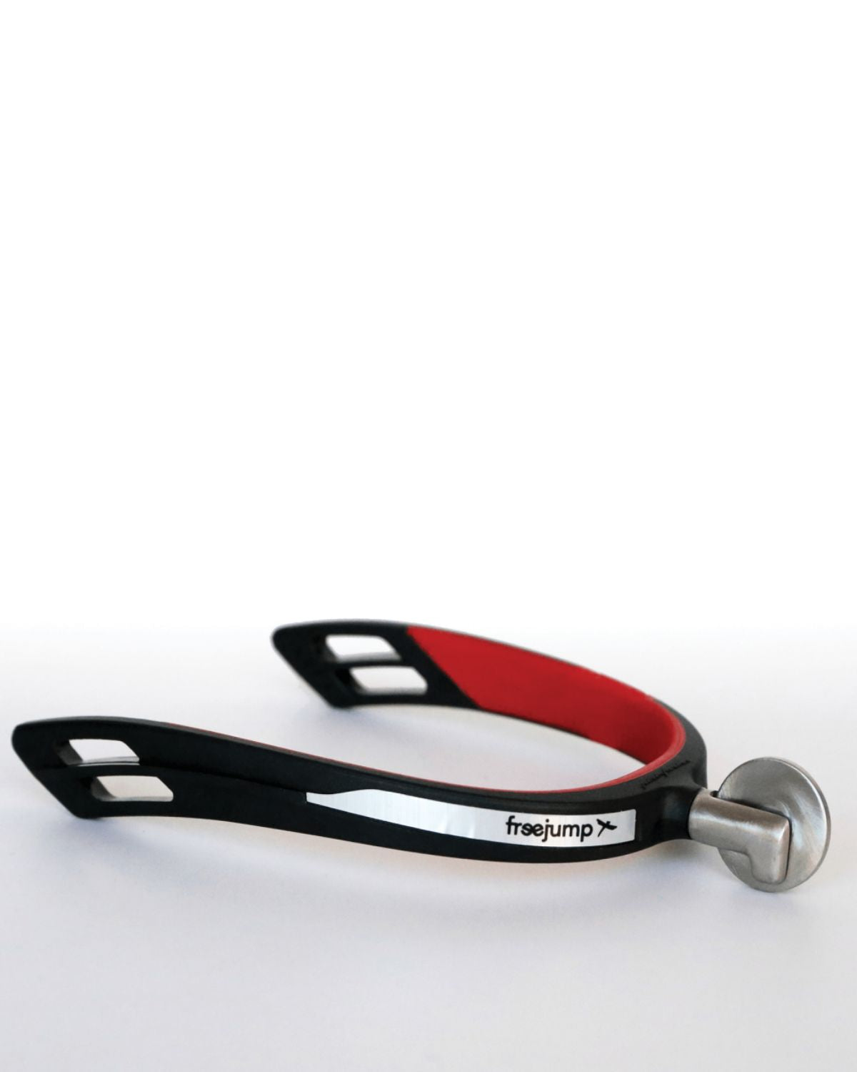 FREEJUMP SPUR'ONE: Black & Red Horse Riding Spurs | Equestrian Equipment