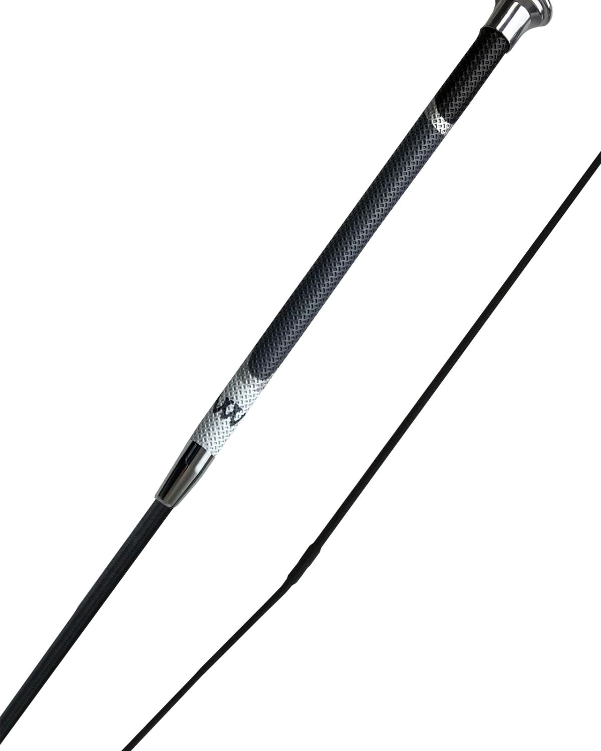 Woof Wear Harmony Resolute Dressage Whip Grey Silver - Equestrian Riding Training Aid