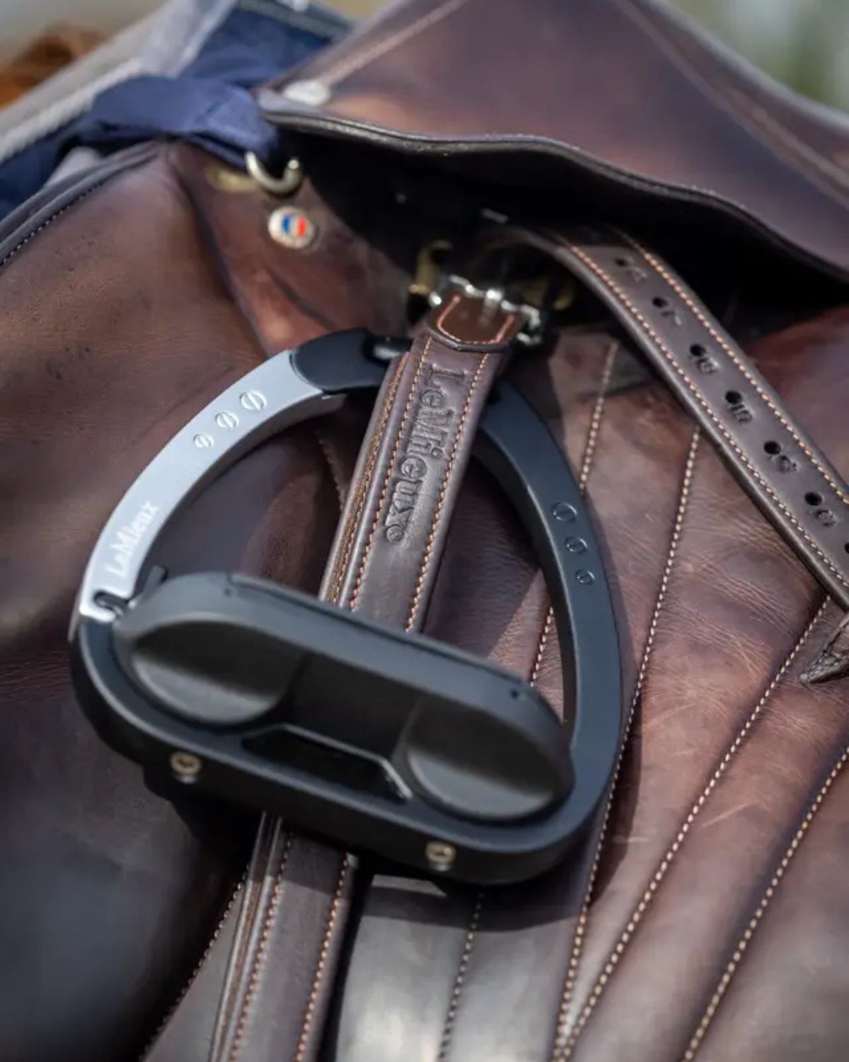 LeMieux Vector Stirrup Leather Brown