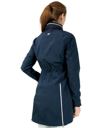 Hy Equestrian Synergy Long Rain Jacket Navy