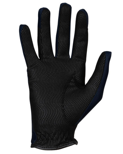 Equestro Gloves In Technical Fabric Equestro X Fise Navy Blazer