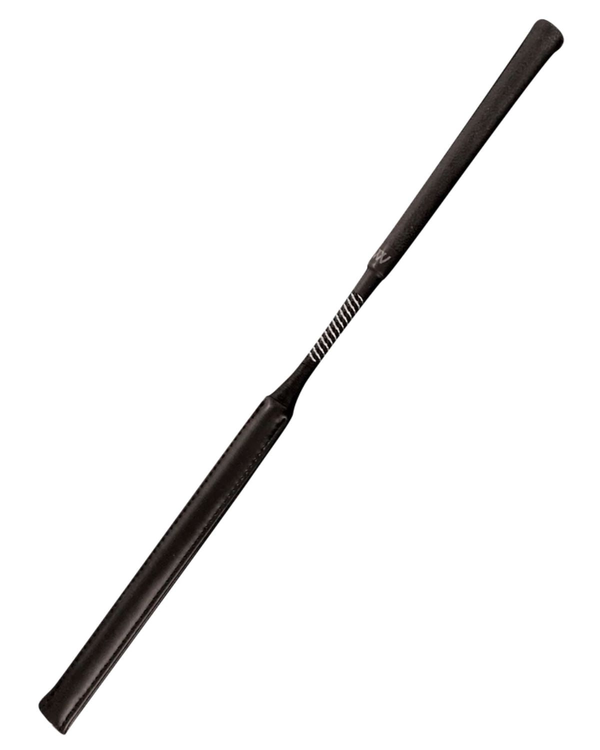 Woof Wear Jump Bat - Slim Grip Black Equestrian Riding Crop for Horse Training & Show Jumping