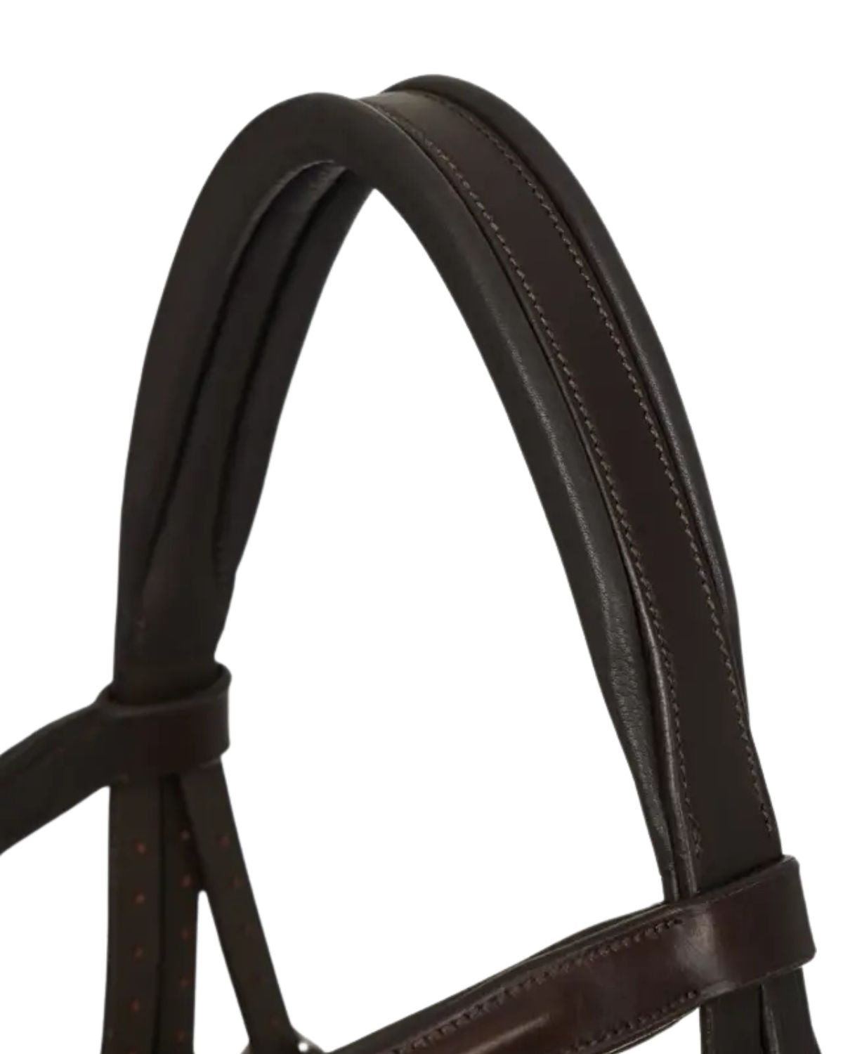 LE MIEUX ARIKA Brown Leather Horse Bridle: Padded Headstall, Anatomical Fit, Superior Comfort. #equestrian #horsegear #bridle