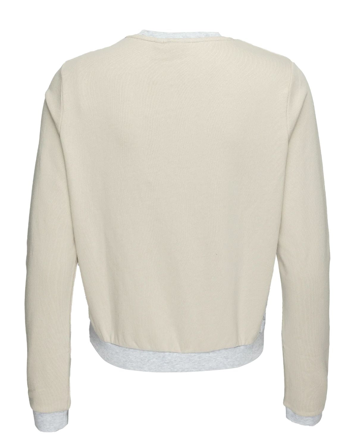 KINGSLAND KLJANNIKA Beige Sweatshirt for Women - Comfortable Cotton Blend Layering Top
