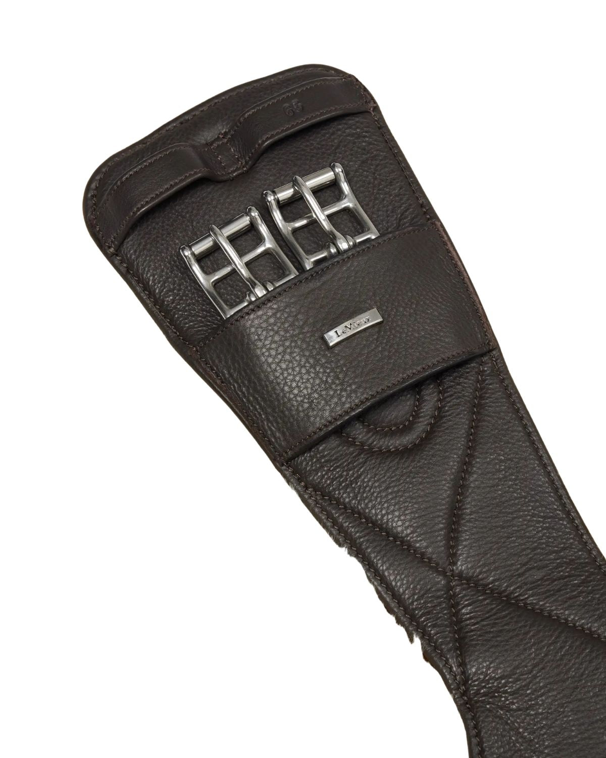 LeMieux Arika Simuwool Contoured Dressage Girth Brown