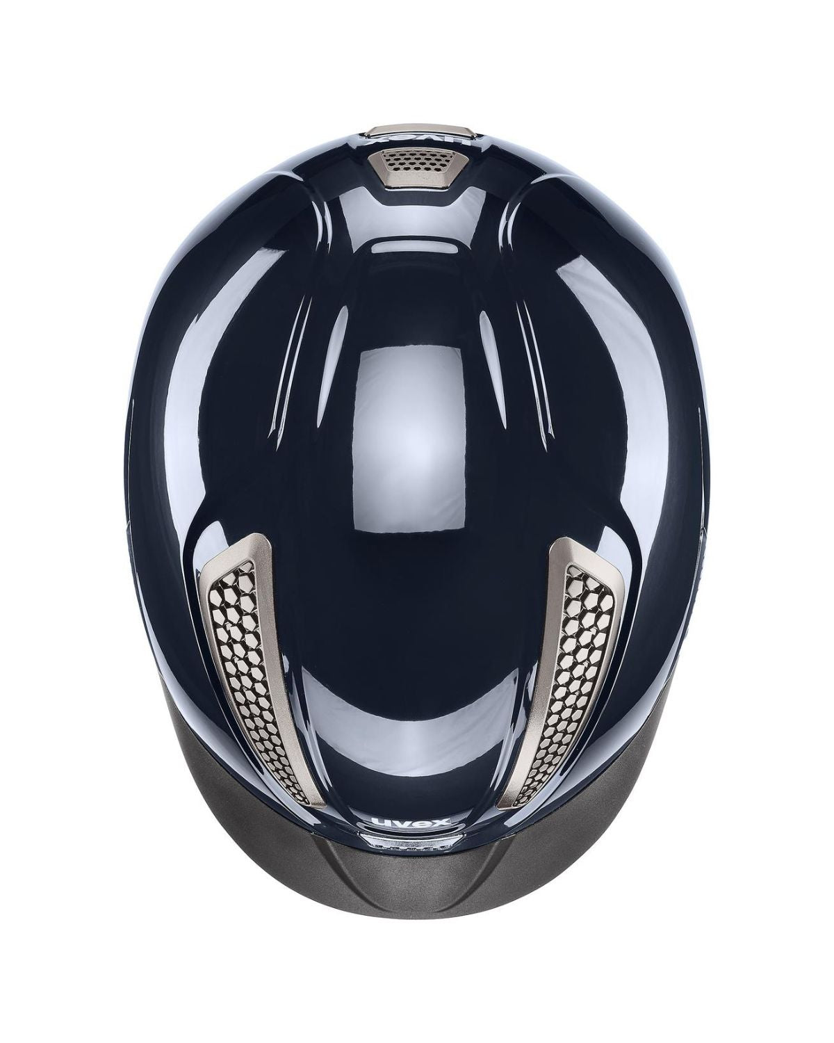 UVEX Perfexxion III Navy Shiny Riding Helmet - Equestrian Protective Headwear