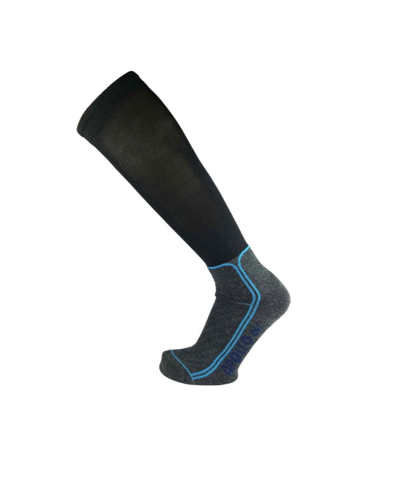 Black Thermolite Riding Sock - Junior Size Thermal Sock for Horse Riding