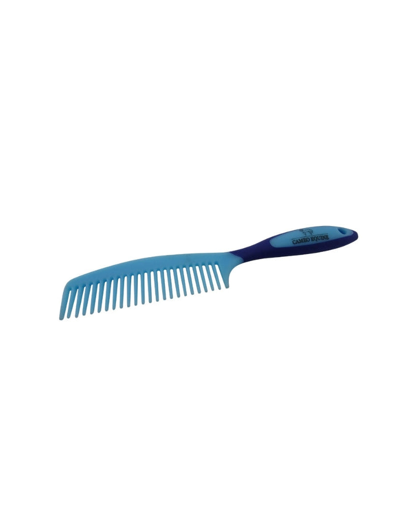 CAMEO Equine Mane Comb Blue - Horse Grooming Comb for Tangles, Knots Removal - Fine & Dandy C905