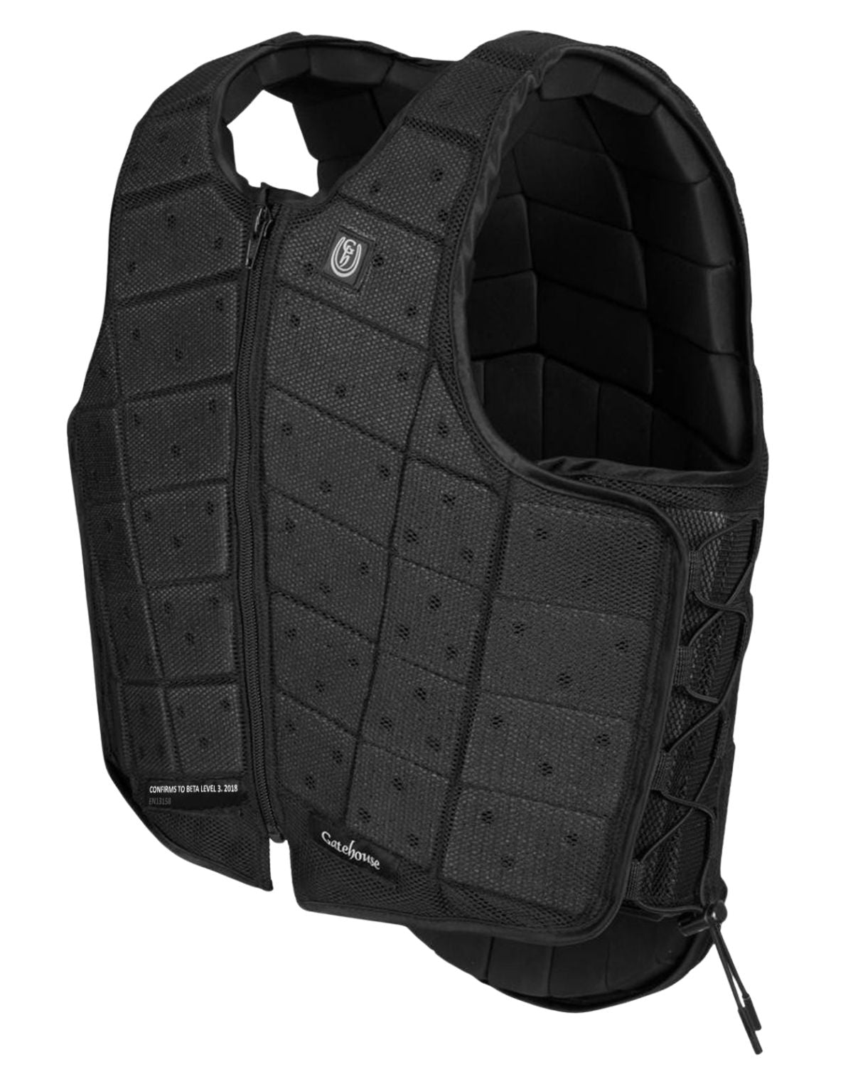 GATEHOUSE SUPERFLEX 2.0 Body Protector Short Back - Equestrian Safety Vest, BETA Level 3, Adjustable Fit