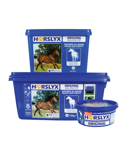 Horslyx Original Balancer: Horse Supplements for Health & Vitality. 5kg, 15kg & Mini tubs.