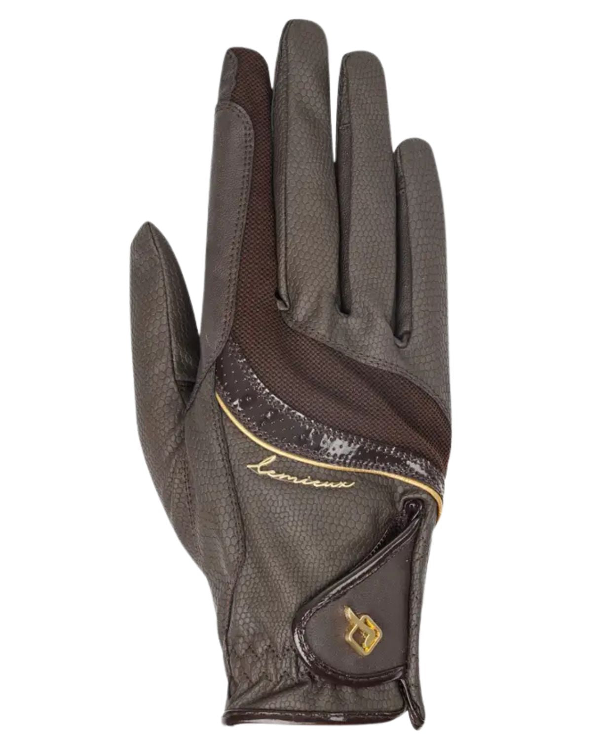 LeMieux Competition Gloves Brown
