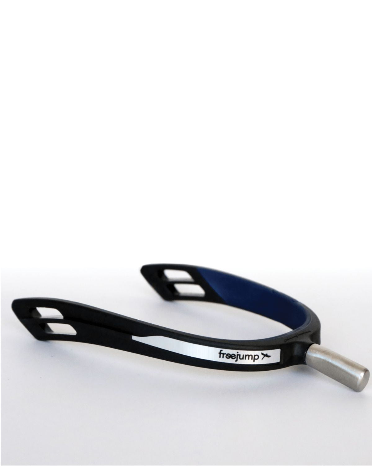 FREEJUMP SPUR'ONE: Black & Blue Horse Riding Spurs - Extra Long, Comfortable, & Precise Equestrian Gear