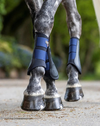 LeMieux Grafter Brushing Boots Ink Blue - Horse Leg Protection - Equiflair