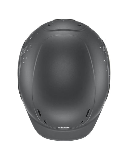 UVEX KIDDOX Happy Horse Junior Helmet - Anthracite Matt - Kids Riding Helmet