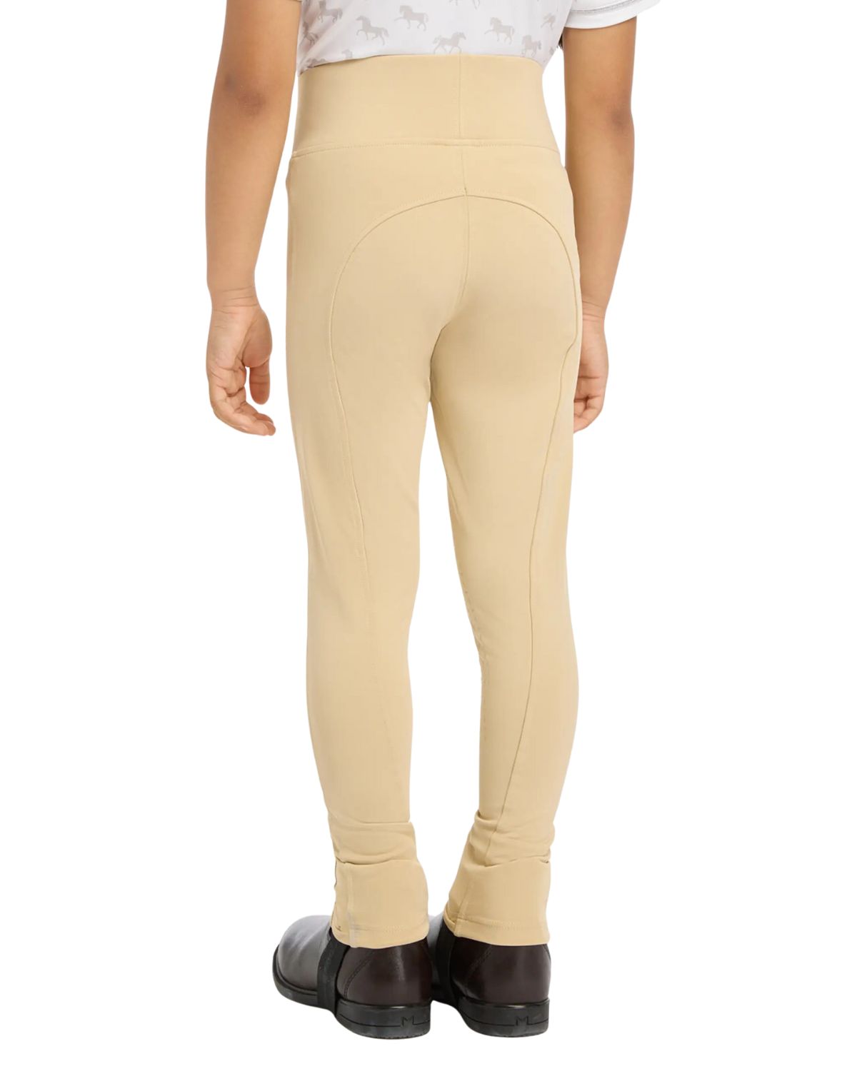 LEMIEUX MINI Beige Riding Breeches for Kids | Pull-On Style, Comfortable Fit