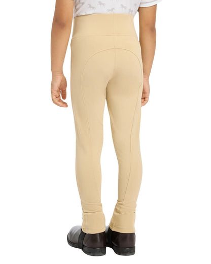 LEMIEUX MINI Beige Riding Breeches for Kids | Pull-On Style, Comfortable Fit