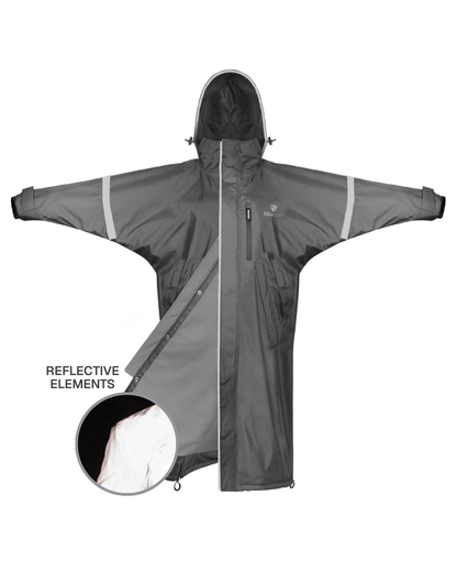 EQUIDRY Evolution Children's Thin Fleece Reflective Grey/Grey