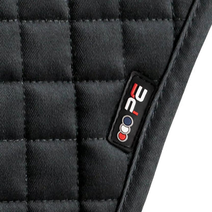 Premier Equine Close Contact Cross Country Saddle Pad Black - Air Tech Mesh Lining