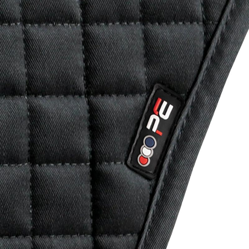 Premier Equine Close Contact Cross Country Saddle Pad Black - Air Tech Mesh Lining