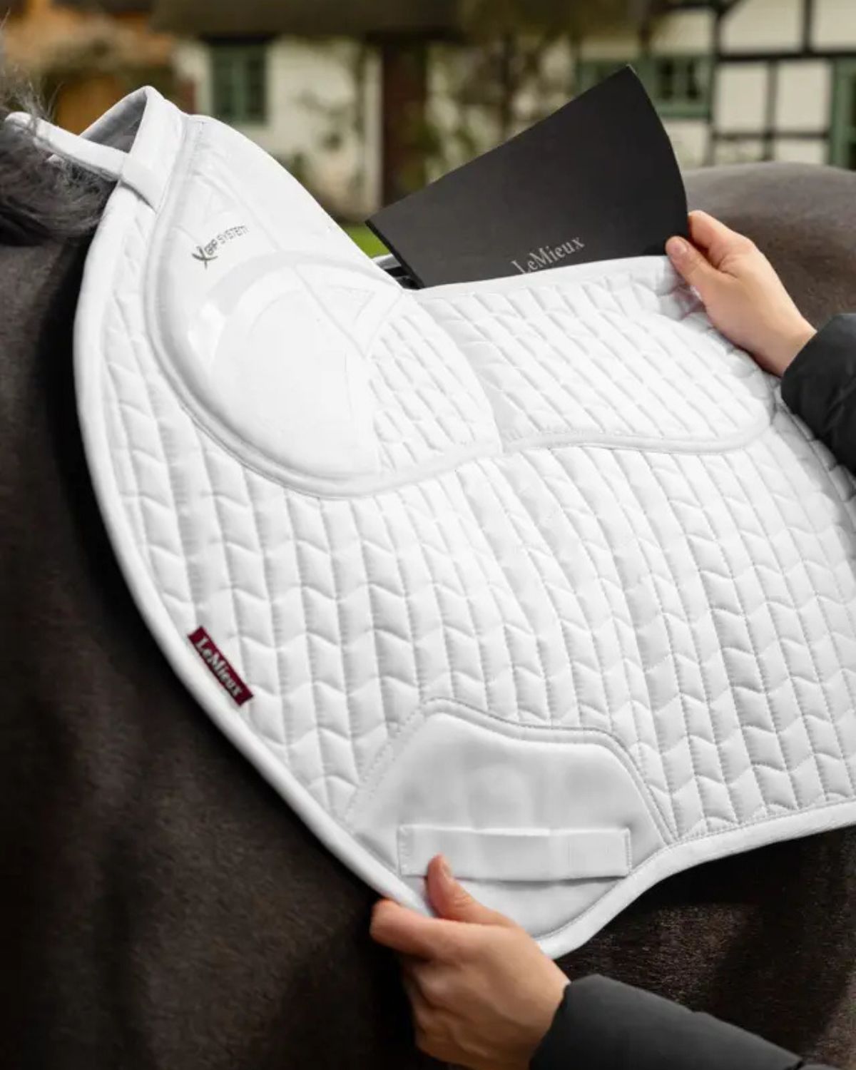 LeMieux ProSorb White Horse Saddle Pad. Buy Now!