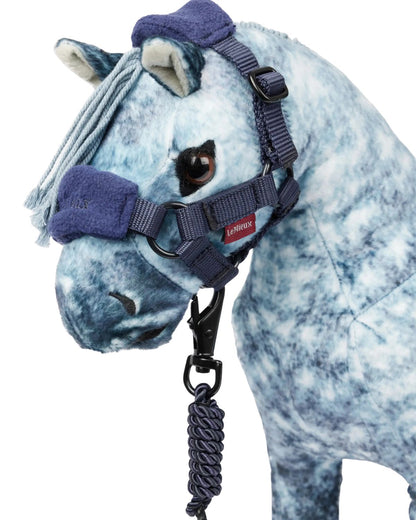 LeMieux Toy Pony Vogue Headcollar & Leadrope in Ink Blue - Equiflair | Plush Horse Accessory