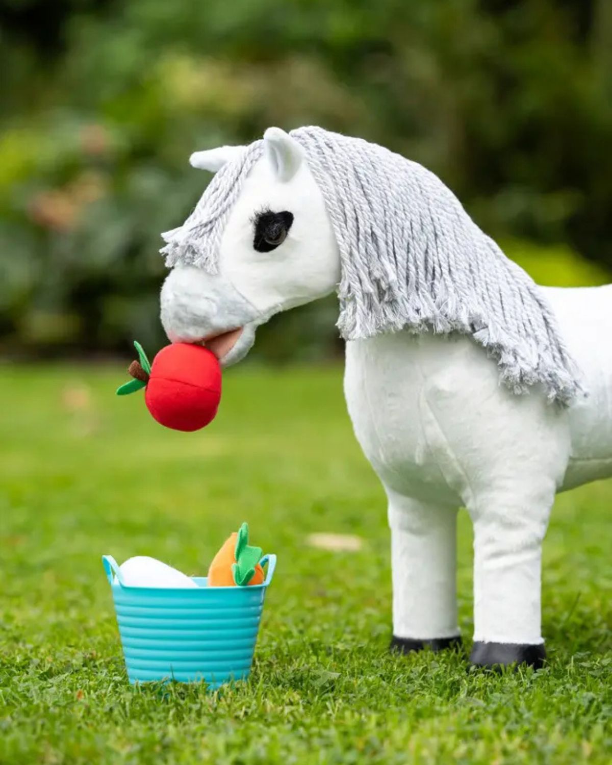 Lemieux Toy Pony Eating Apple from Treat Bucket - Equiflair