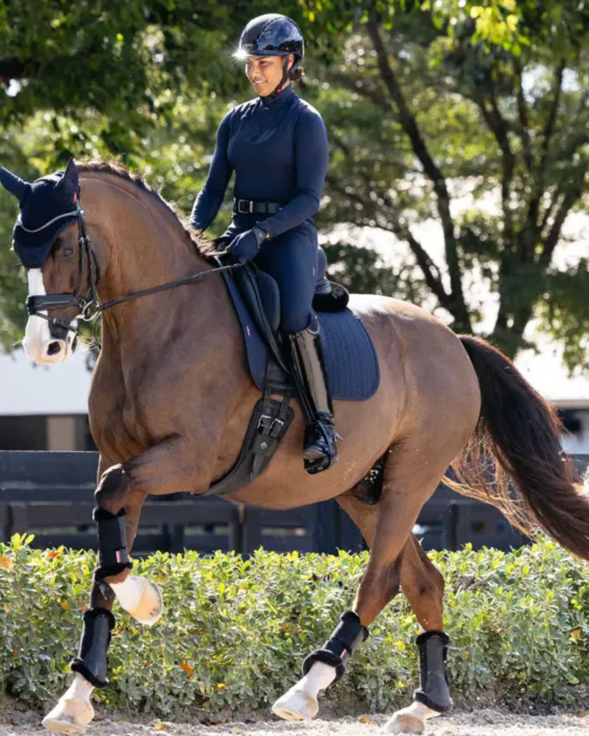 LeMieux Essence Dressage Square Navy