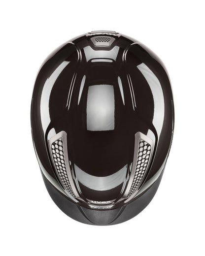 UVEX PERFEXXION III Shiny Mocca Riding Helmet - Equiflair - Hybrid Equestrian Protective Gear