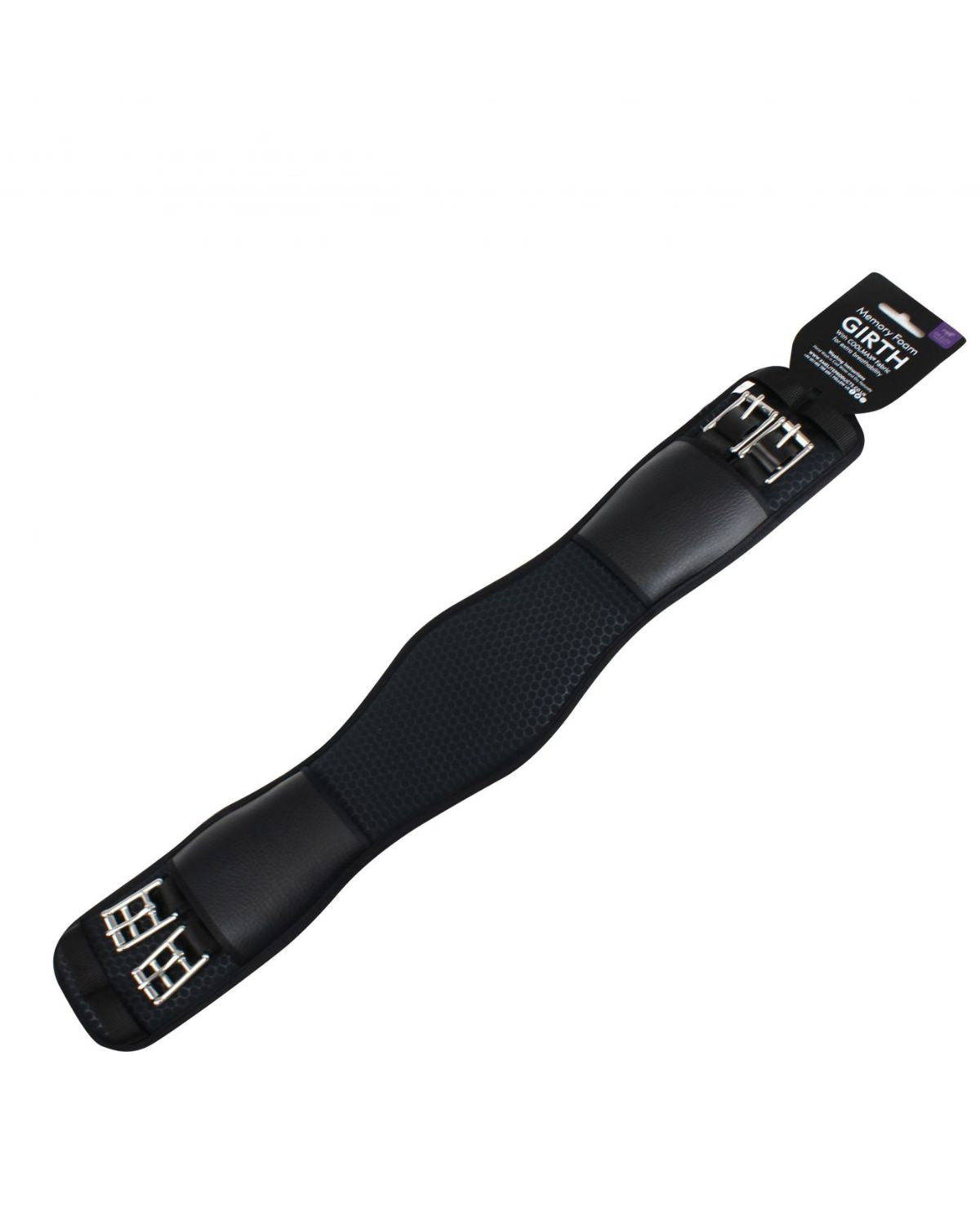 KM Elite Memory Foam Dressage Girth Black