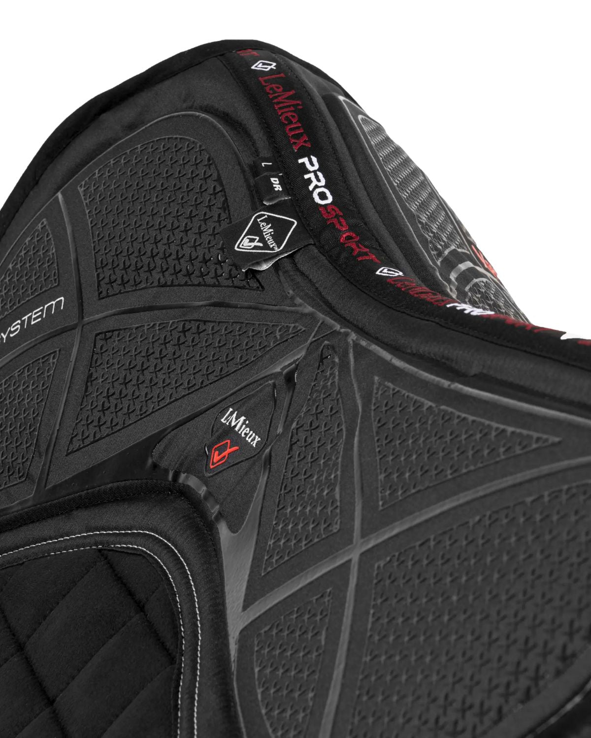 LeMieux X-Grip Silicone Dressage Square Black