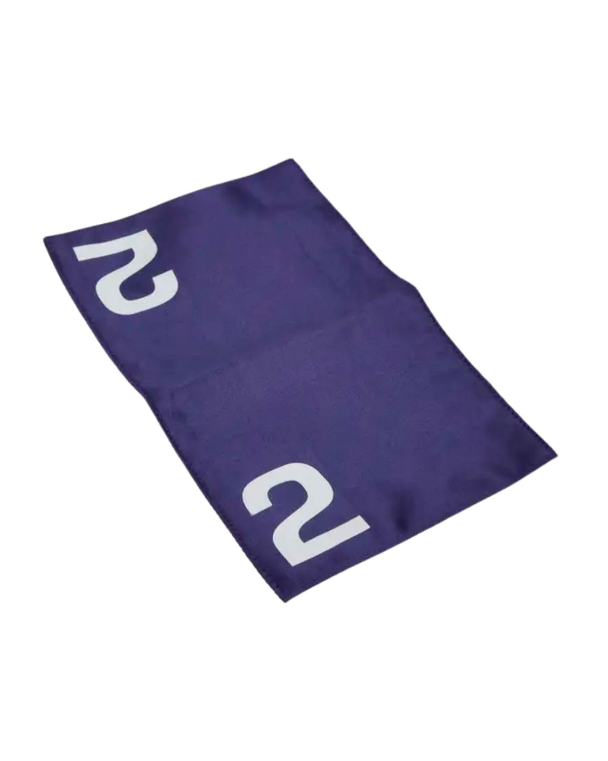 LEMIEUX Toy Pony Racing Cloth & Mask Set - Ink Blue cloth with white number 2. Play accessory for kids ages 3+.