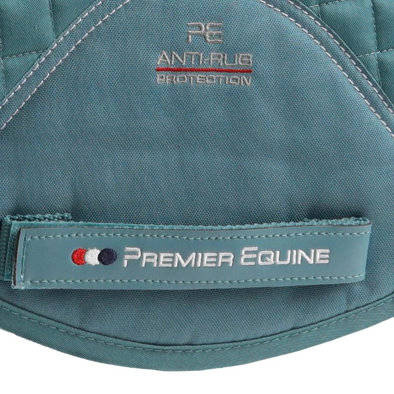 Premier Equine Turquoise Saddle Pad - Cotton GP/Jump Close Contact Horse Riding Pad