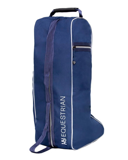 Hy Equestrian Boot Bag Navy/Grey