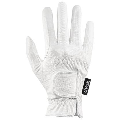 Uvex Sportstyle White Riding Glove | Equestrian Glove Equiflair, touchscreen compatible, Breathable