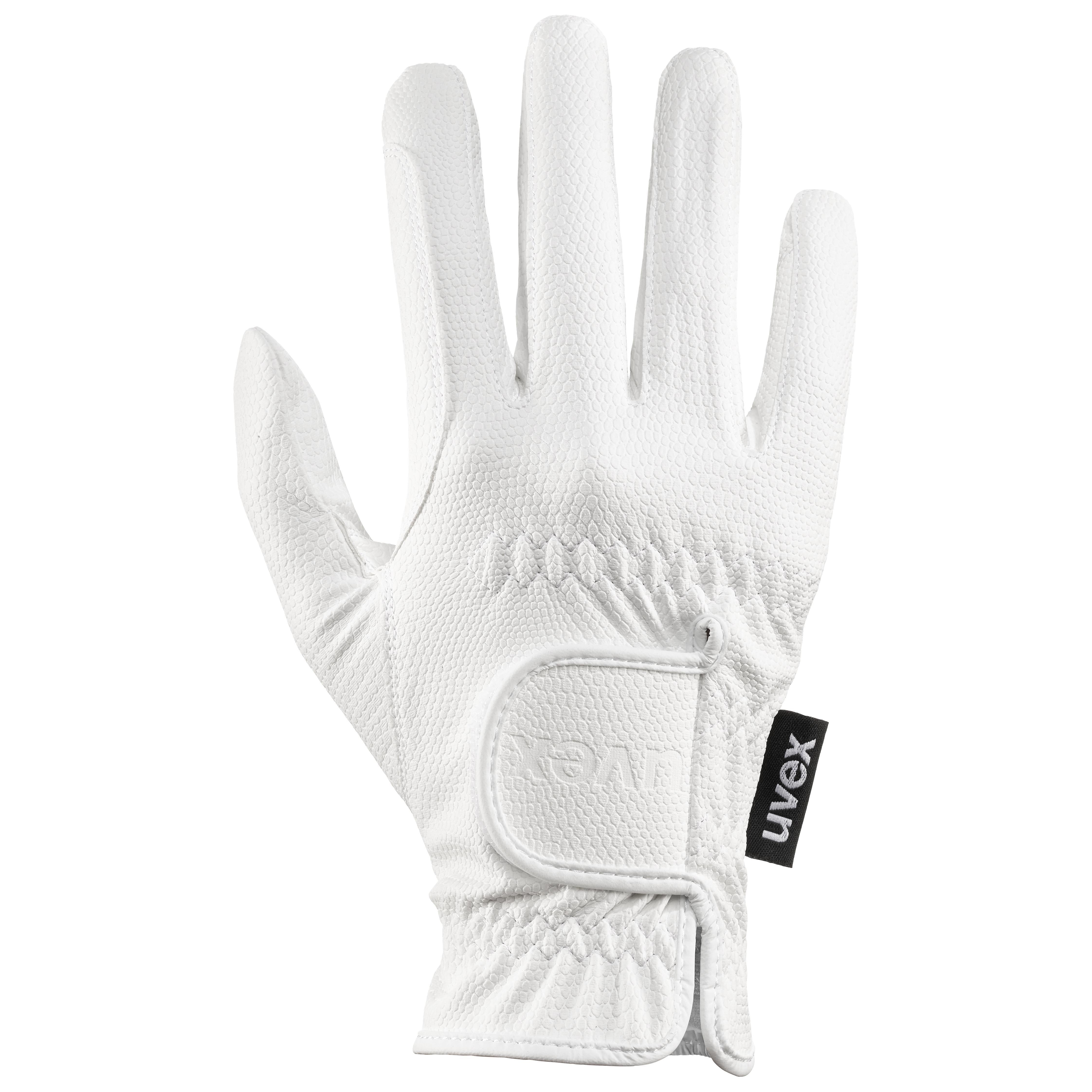 Uvex Sportstyle White Riding Glove | Equestrian Glove Equiflair, touchscreen compatible, Breathable