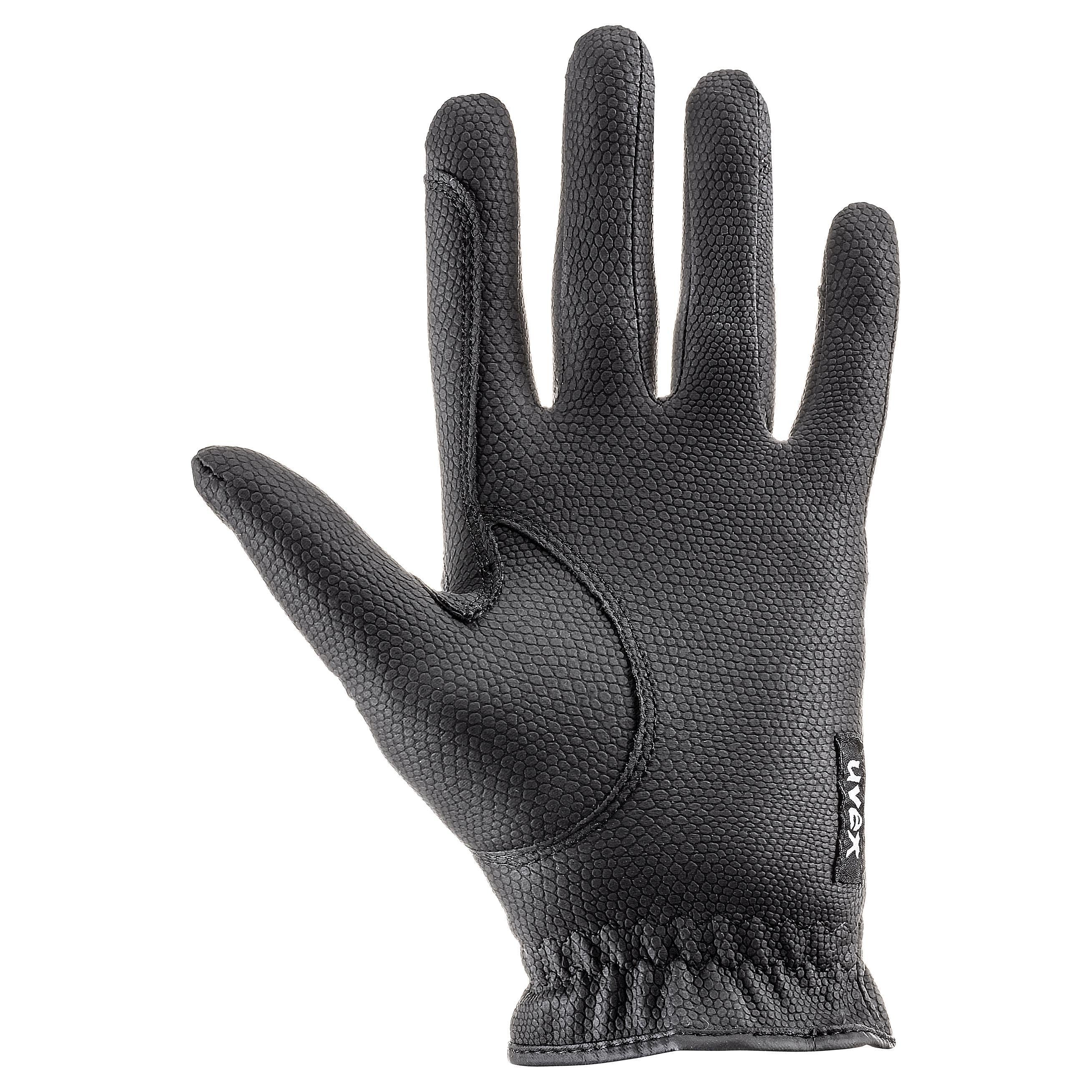 UVEX SPORTSTYLE Gloves - Black. High-grip, elastic equestrian glove for riding. #uvex #equestrian #ridinggloves #gloves